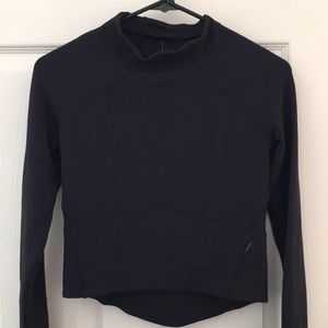 Lululemon Black Long Sleeve Crop Top